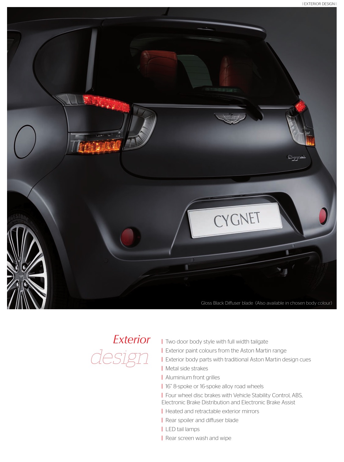 2012 Aston Martin Cygnet Brochure Page 28